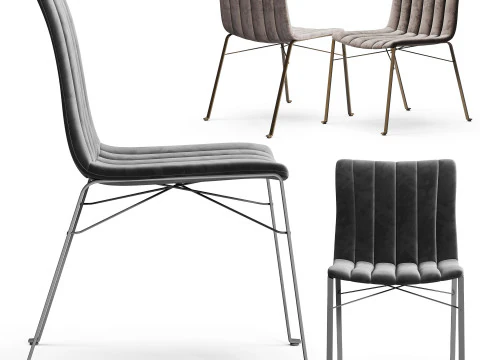 Diotti Ginevra Upholstered Chair 3D Model