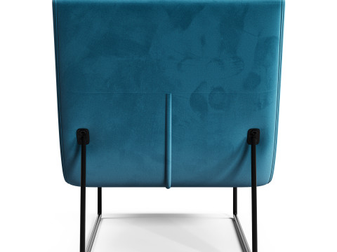 Diotti Priscilla Armless Armchair 3Dモデル
