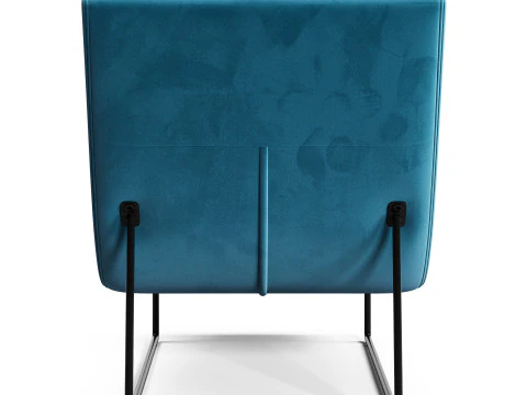 Diotti Priscilla Armless Armchair 3D Model