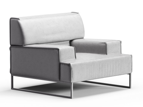 Frigerio Cloud Armchair Model 3D