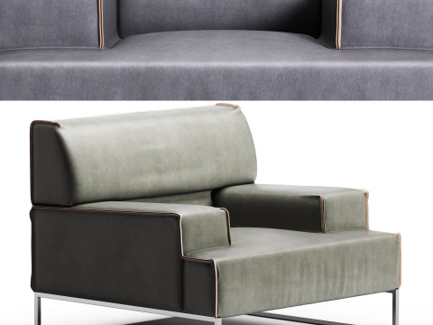 Frigerio Cloud Armchair Model 3D