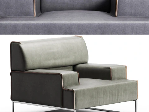 Frigerio Cloud Armchair 3D Model