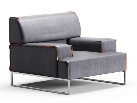 Frigerio Cloud Armchair Model 3D