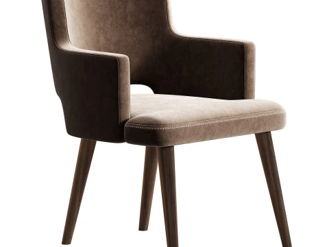 GallottiRadice Thea Queen Chair 3D Model