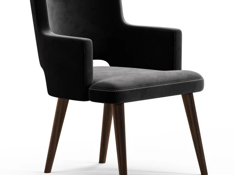 GallottiRadice Thea Queen Chair 3D Model