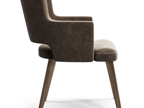 GallottiRadice Thea Queen Chair 3D Model