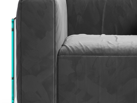Glas Italia Crystal Lounge Armchair 3D 모델