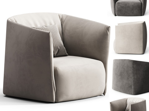 Poliform Santa Monica Armchair Modèle 3D