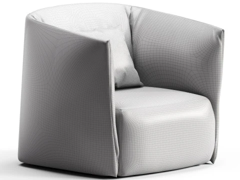 Poliform Santa Monica Armchair 3D Model