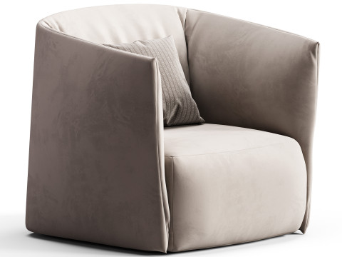 Poliform Santa Monica Armchair Modèle 3D