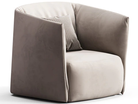 Poliform Santa Monica Armchair 3D Model