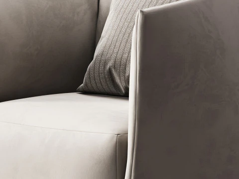 Poliform Santa Monica Armchair 3D Model