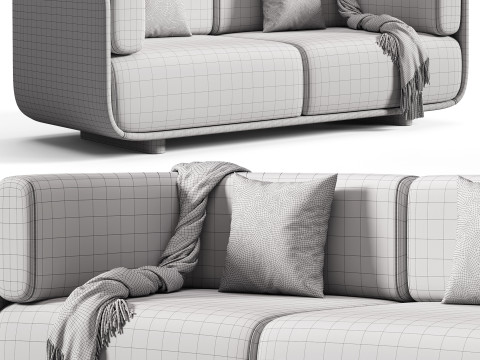 Arper Shaal Sofa 3Dモデル