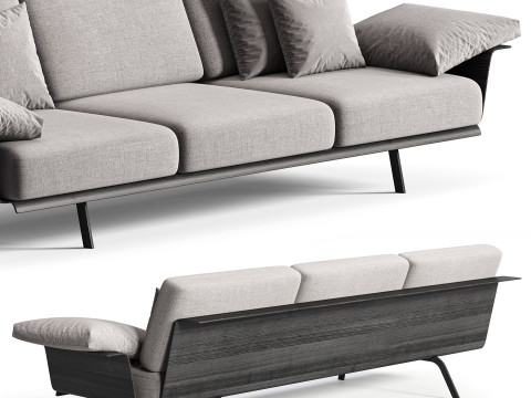 Arper Zinta Lounge Sofa 3D Model
