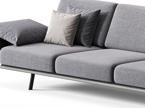 Arper Zinta Lounge Sofa 3D Model