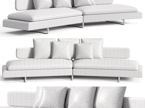 BB ITALIA Arne-II Sofa 3Dモデル