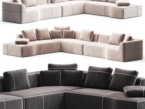 BB ITALIA Bend Sofa 3Dモデル