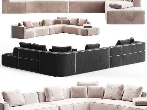BB ITALIA Bend Sofa 3Dモデル