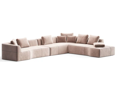 BB ITALIA Bend Sofa 3D Model