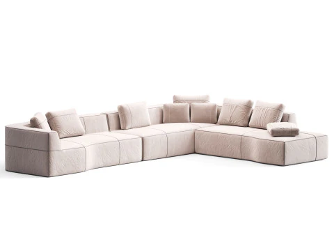 BB ITALIA Bend Sofa 3D Model