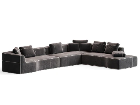 BB ITALIA Bend Sofa 3D Model