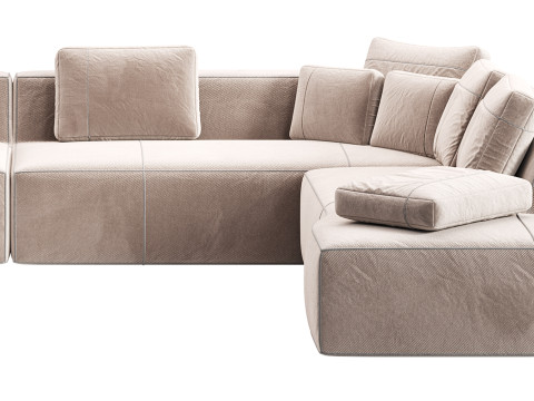 BB ITALIA Bend Sofa 3Dモデル