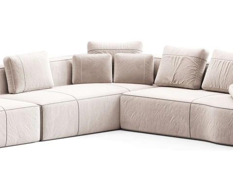 BB ITALIA Bend Sofa 3D Model
