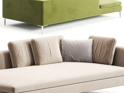 BB ITALIA Charles Sofa 3D Model