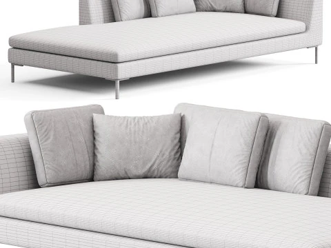 BB ITALIA Charles Sofa 3D Model