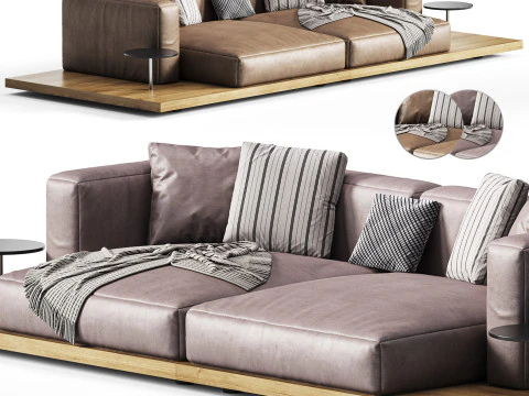 BB ITALIA Dock Sofa 3D Model