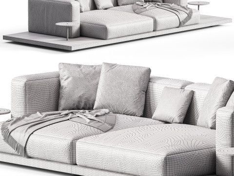 BB ITALIA Dock Sofa Modèle 3D