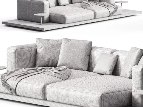 BB ITALIA Dock Sofa 3D Model