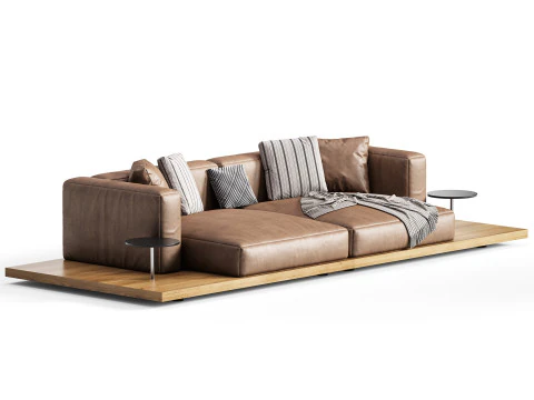 BB ITALIA Dock Sofa 3D Model
