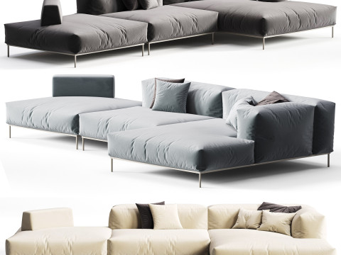 BB ITALIA Frank Sofa 3D 모델