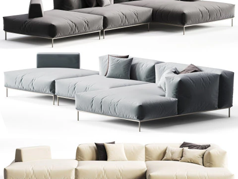 BB ITALIA Frank Sofa 3D Model