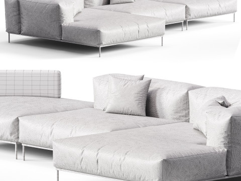 BB ITALIA Frank Sofa 3D 모델