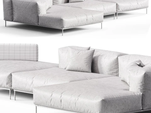 BB ITALIA Frank Sofa 3D Model
