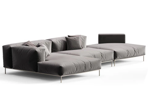 BB ITALIA Frank Sofa 3D Model