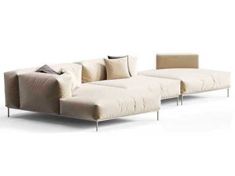 BB ITALIA Frank Sofa 3D Model