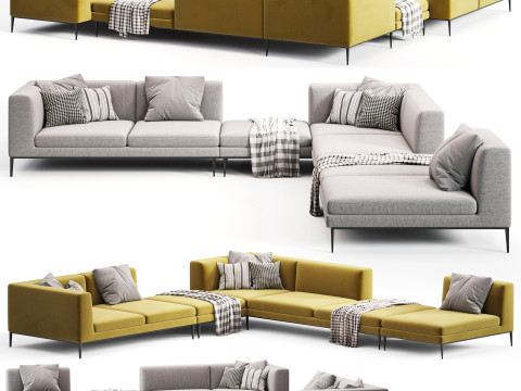 BB ITALIA Michel Sofa 3Dモデル