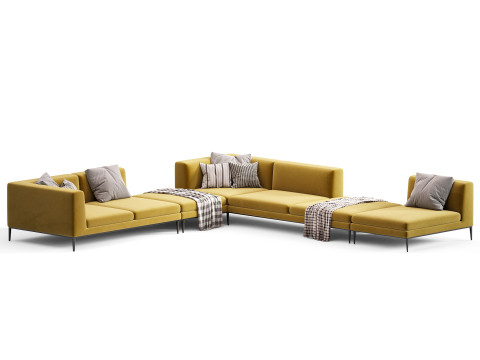 BB ITALIA Michel Sofa 3Dモデル