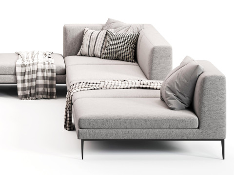 BB ITALIA Michel Sofa 3Dモデル
