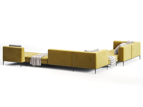 BB ITALIA Michel Sofa 3Dモデル