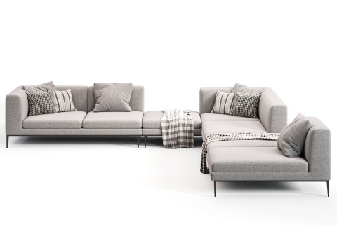 BB ITALIA Michel Sofa 3Dモデル