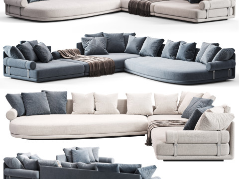 BB ITALIA Noonu Corner Sofa 3D 모델