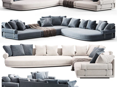 BB ITALIA Noonu Corner Sofa 3D Model