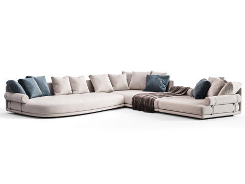 BB ITALIA Noonu Corner Sofa 3D 모델