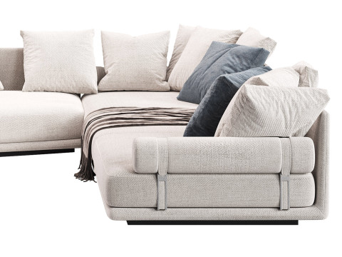 BB ITALIA Noonu Corner Sofa 3D 모델
