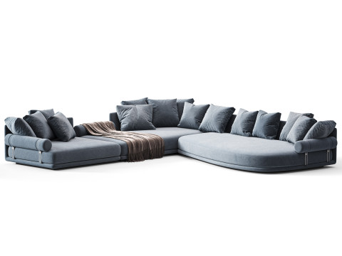 BB ITALIA Noonu Corner Sofa 3D 모델