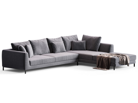 BB ITALIA Ray Corner Sectional Sofatex 3Dモデル